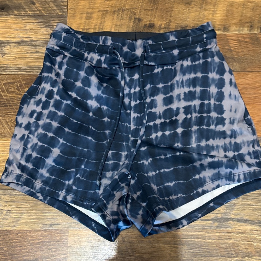 Jo+Jax Girls' Navy Tie-Dye Pull-On Shorts with Drawstring